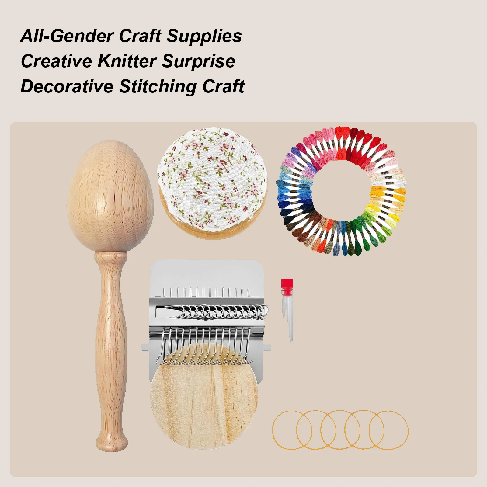 

Darning Mushroom Small Portable Quickly Crafts Accessories With Hooks And Yarn Sock Darning Kit For Men Women Beginners Tailors