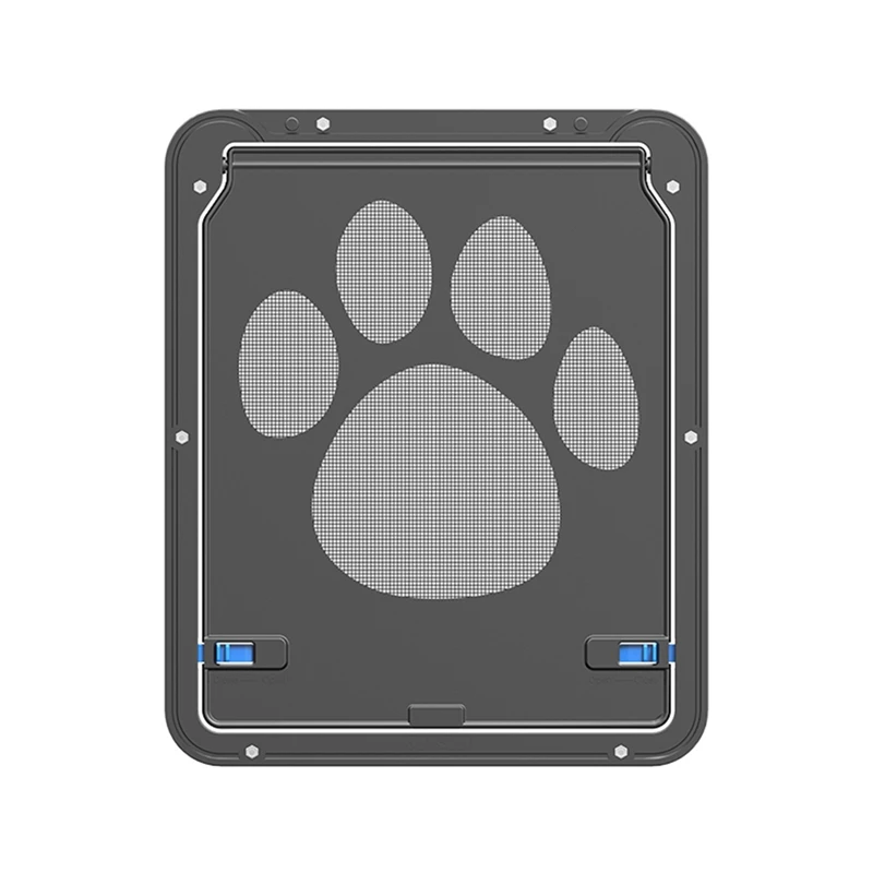 Pet Kitty Dog Door Flap Gate Opener Controlled Entry Electronic Screen Window Protector Wall Mosquito Net