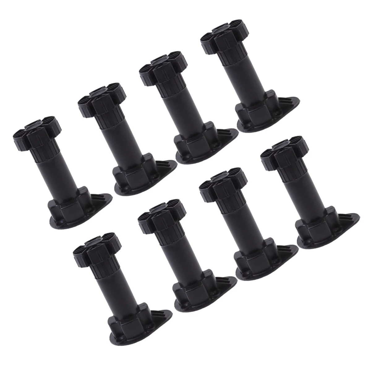 Pieds de canapé épais, 8 pièces, hauteur réglable, pieds de meubles en plastique pour support d'armoire, Table basse, coussinet antidérapant antirouille