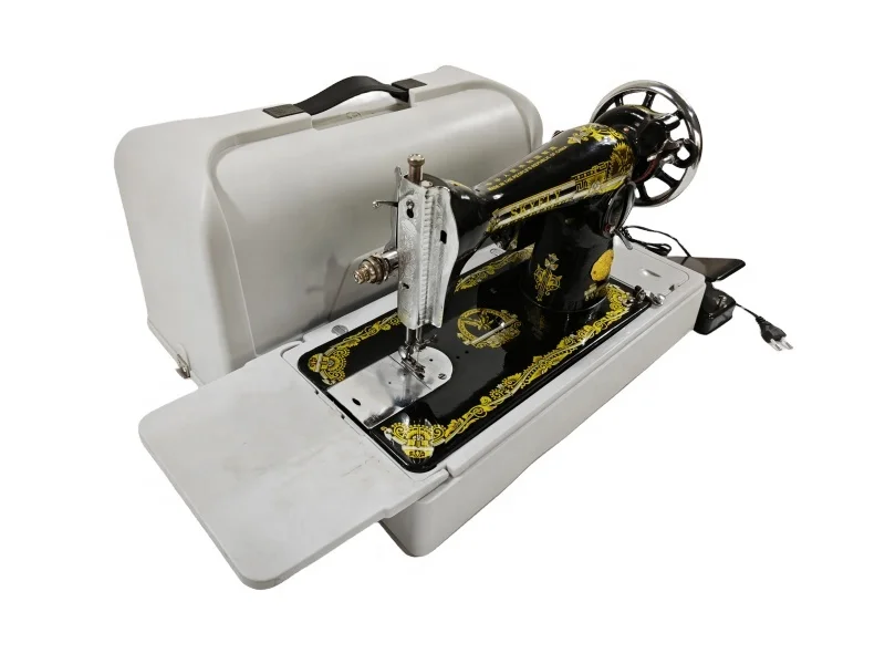 Skyfly brand JA2-1 with normal plastic box and mini motor sewing clothing domestic sewing machine