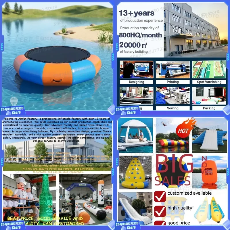 Airfun Inflatable Water Trampoline with Competitive Price for Water Park