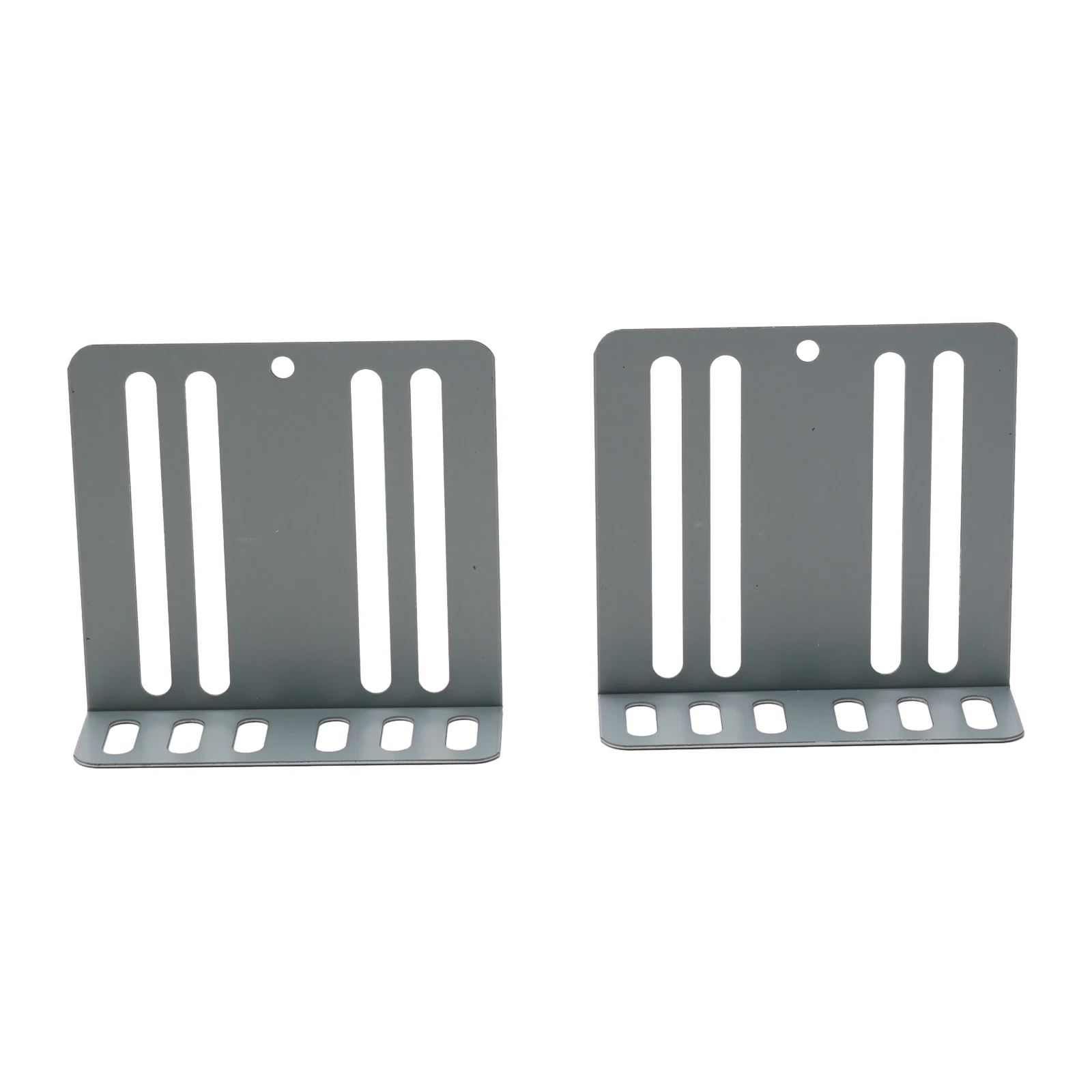 Car Audio Mounting Kit for 2 Din Radios Containing 2 Metal Brackets and 8 Screws to Install DVD CD Players in Dash Openings