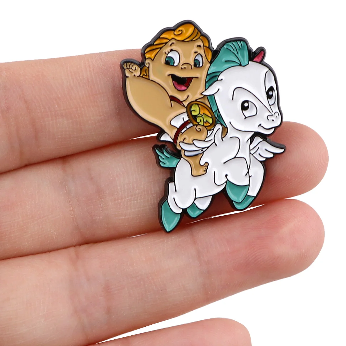 Broche bonito do Pin do esmalte do rato e do gato para mulheres, Pins de lapela dos desenhos animados, emblemas na mochila, acessórios de vestuário