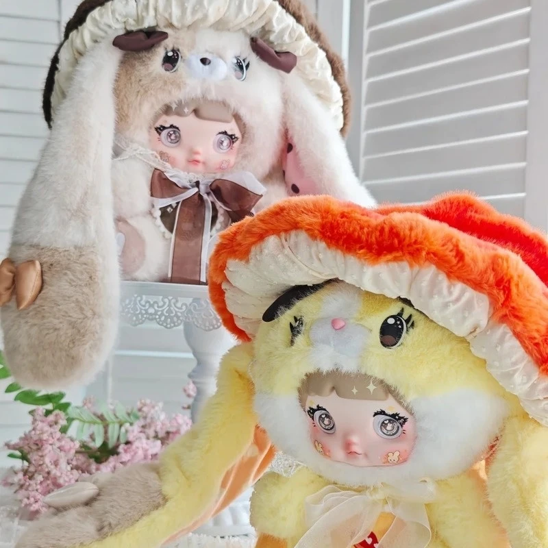 

New Hot Sale Nommi 400% Mushroom Hat Mystery Blind Box Collectible Series Blind Box Mystery Box Dolls Kawaii Action Toys Gifts