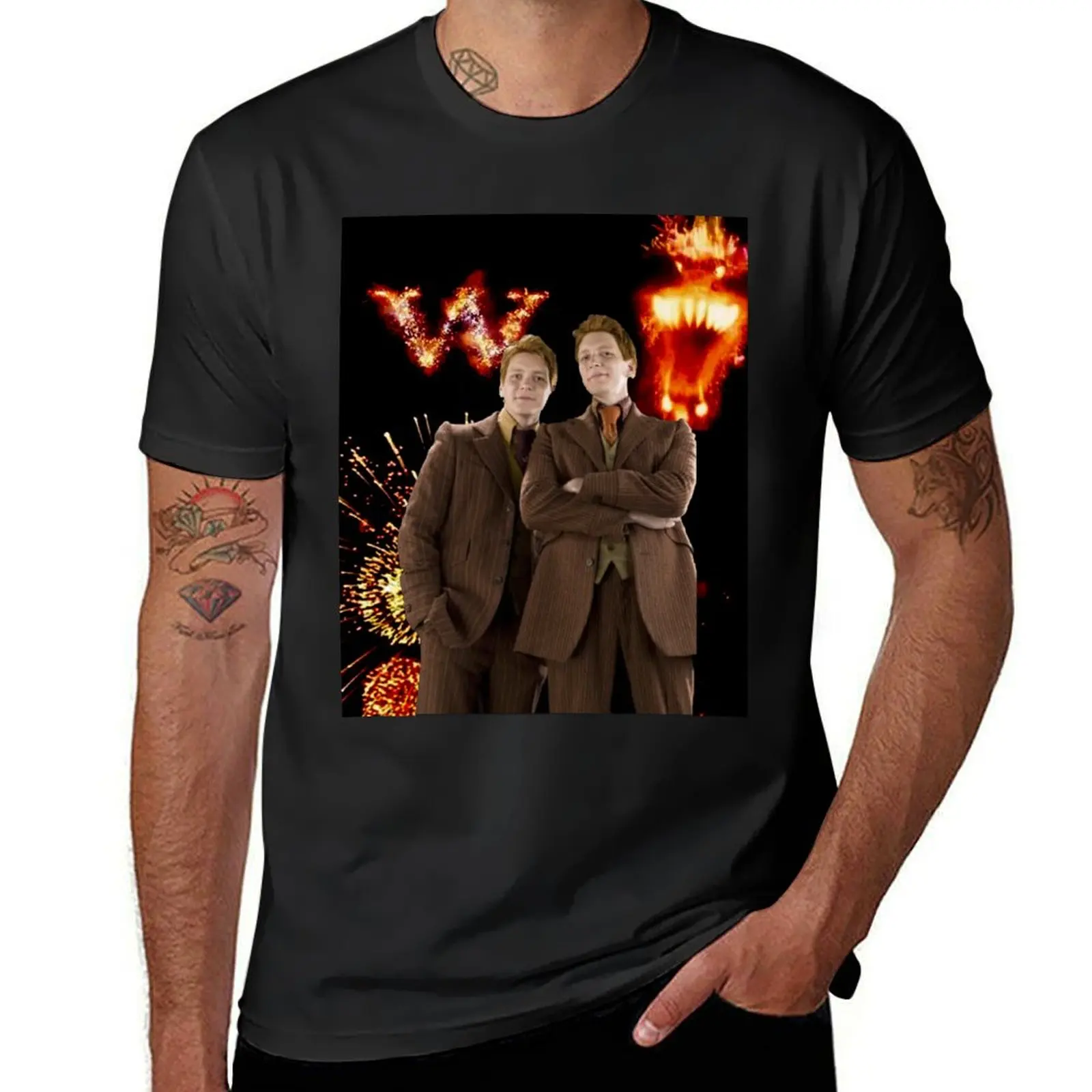 

Fred and George Weasley T-Shirt sweat oversizeds tees shirts men