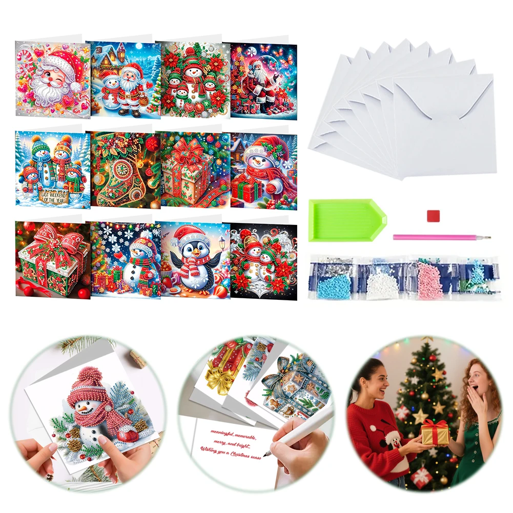 12 Stück DIY Strass-Diamantkun – Xmas Resin Art Bewertung und Preis