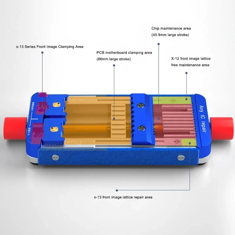 MaAnt Pro 400 Tiger Clamp Mobile Phone Soldering Repair Tool Motherboard PCB Holder Fixture With IC Location Repair
