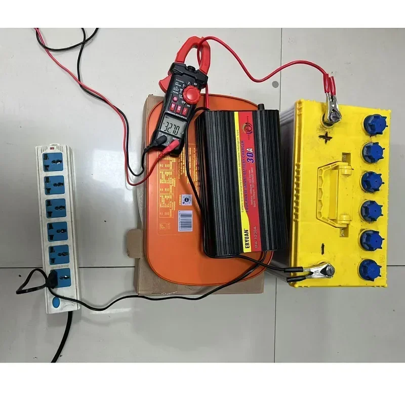 

Durable12V Automotive Battery Charger 10A/20A/30A Compatible with Lithium Iron Phosphate 14.6VLead-Acid Charger Vehicle Maintena