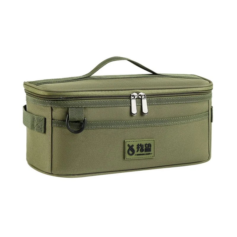 Outdoor Camping Travel Tableware Storage Bag Cookware Kitchenware Bowls Chopsticks Portable Lighting Anti-collision Storage Bag