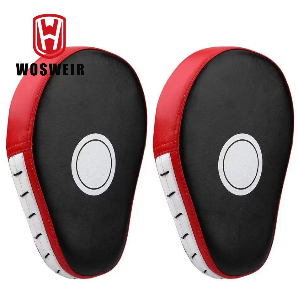 

WOSWEIR 1/2 PCS Kick Boxing Gloves Pad Punch Target Bag Men MMA PU Karate Muay Thai Free Fight Sanda Training Kids Equipment