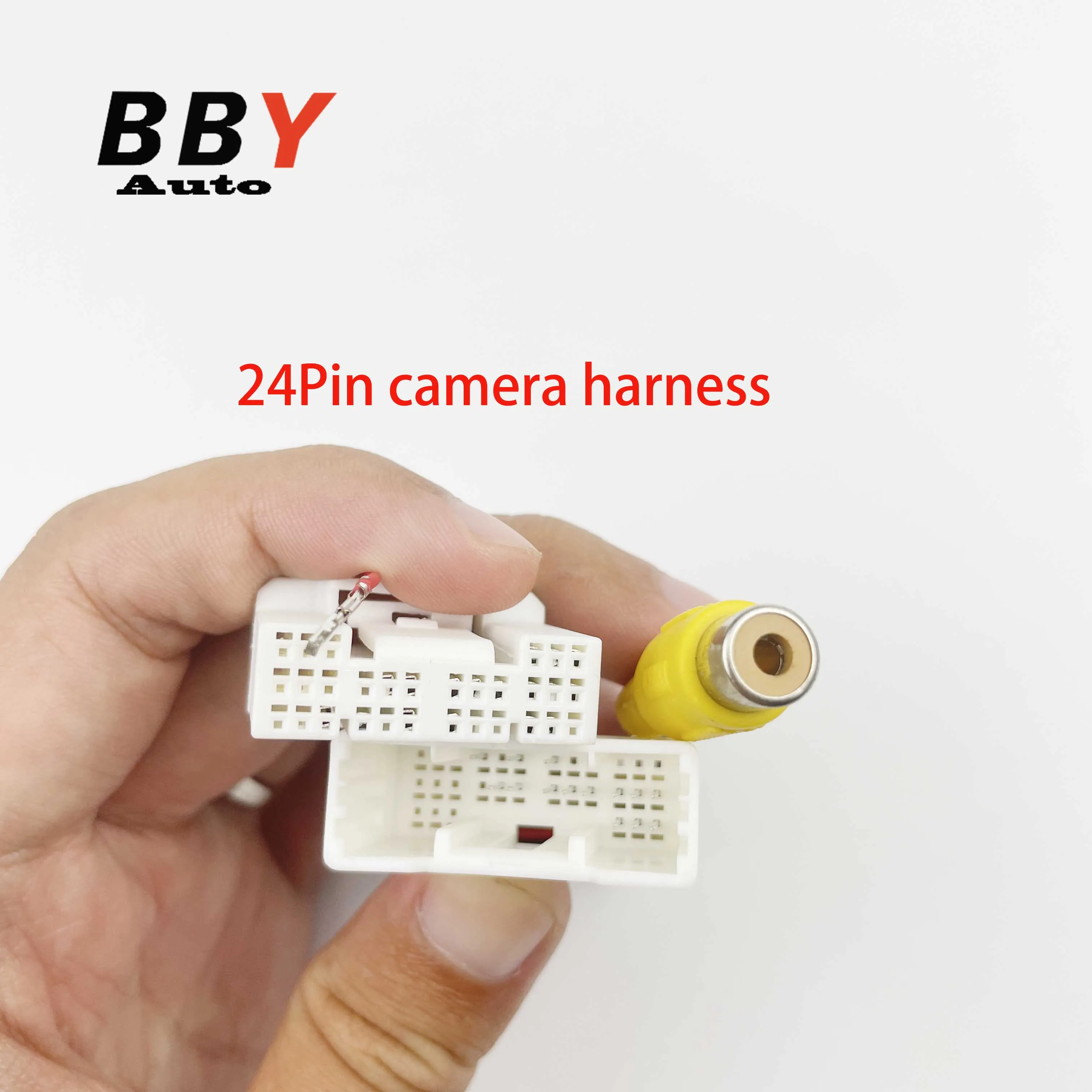 24 Pin Car Rear View Camera Adapter Cable For Toyota Land Cruiser Prado 2010~2018 Original Headunit Display Input RCA wire