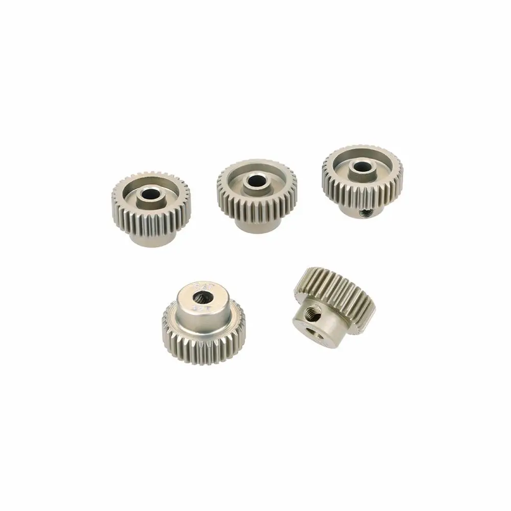 Surpass Hobby 64DP 3.175mm 21T-25T 26T-30T 31T-35T 36T-40T 41T-45T 46T-50T Metal Pinion Motor Gear for 1/10 RC Car Accessories