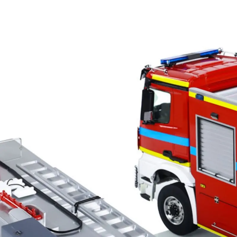 

6x6 1/14 RC Fire Truck RTR Remote Control Painted Assembled Sound Light System 2-speed Transmission Vehicles Model Toy