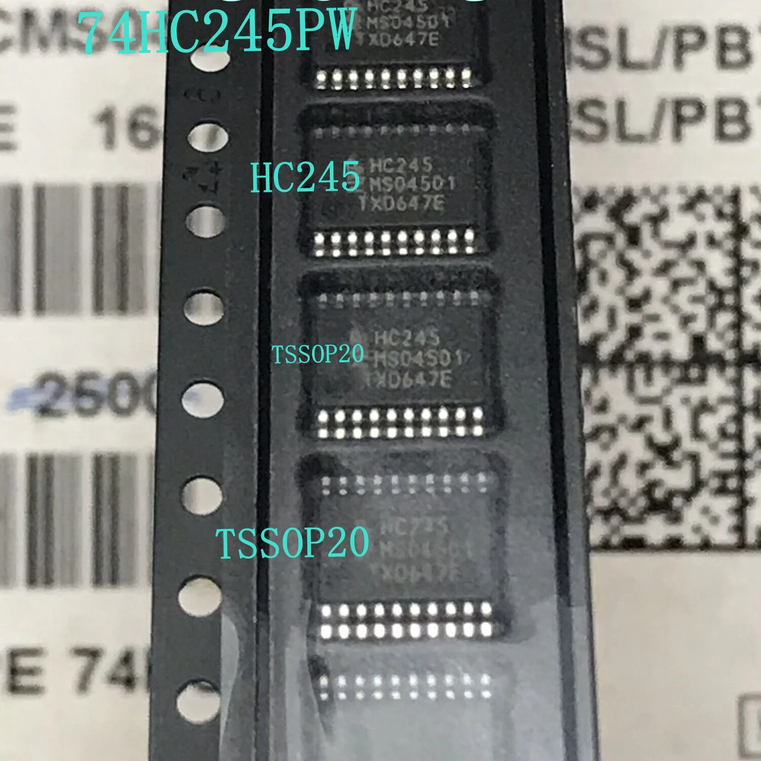 5pcs   74HC245PW  HC245  TSSOP-20