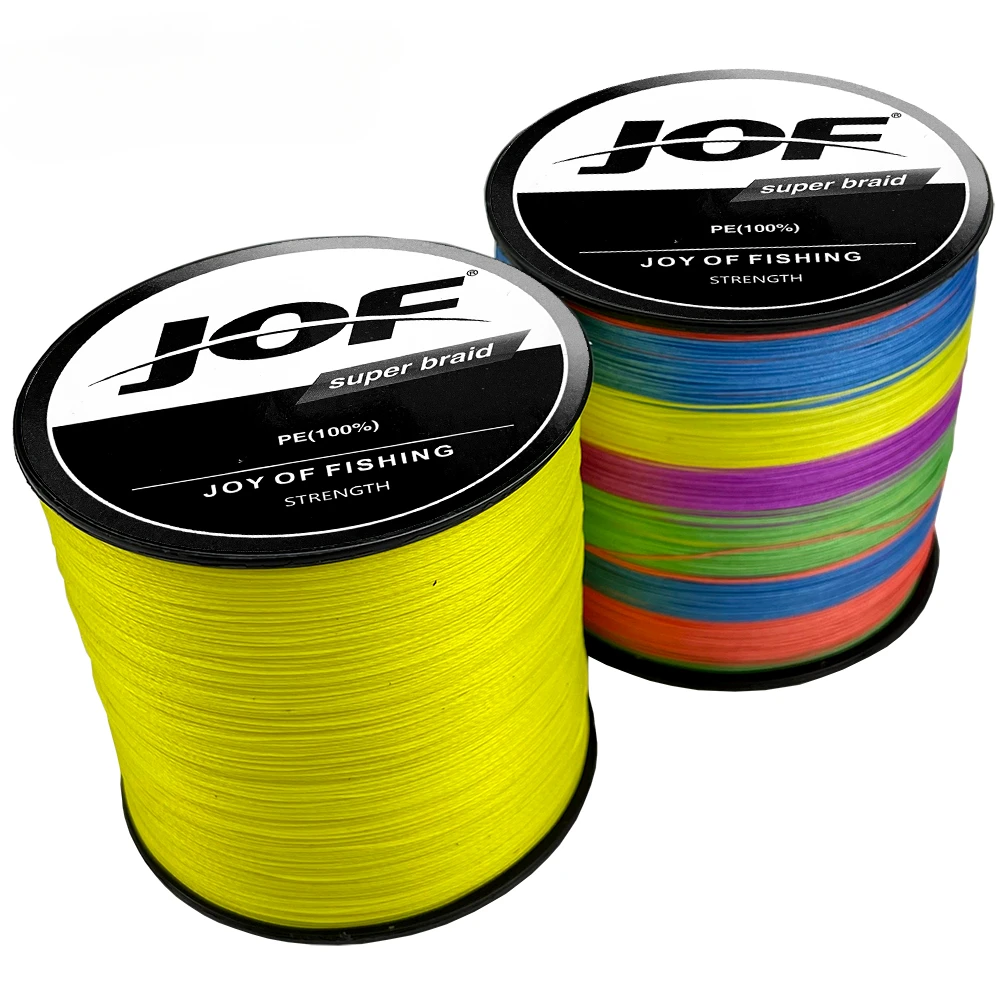 JOF X12 Braided Wire 500M PE fISHING Lines 12 Strands Multifilament Saltwater PE Line MaxDrag 120LB For Saltwater Pesca