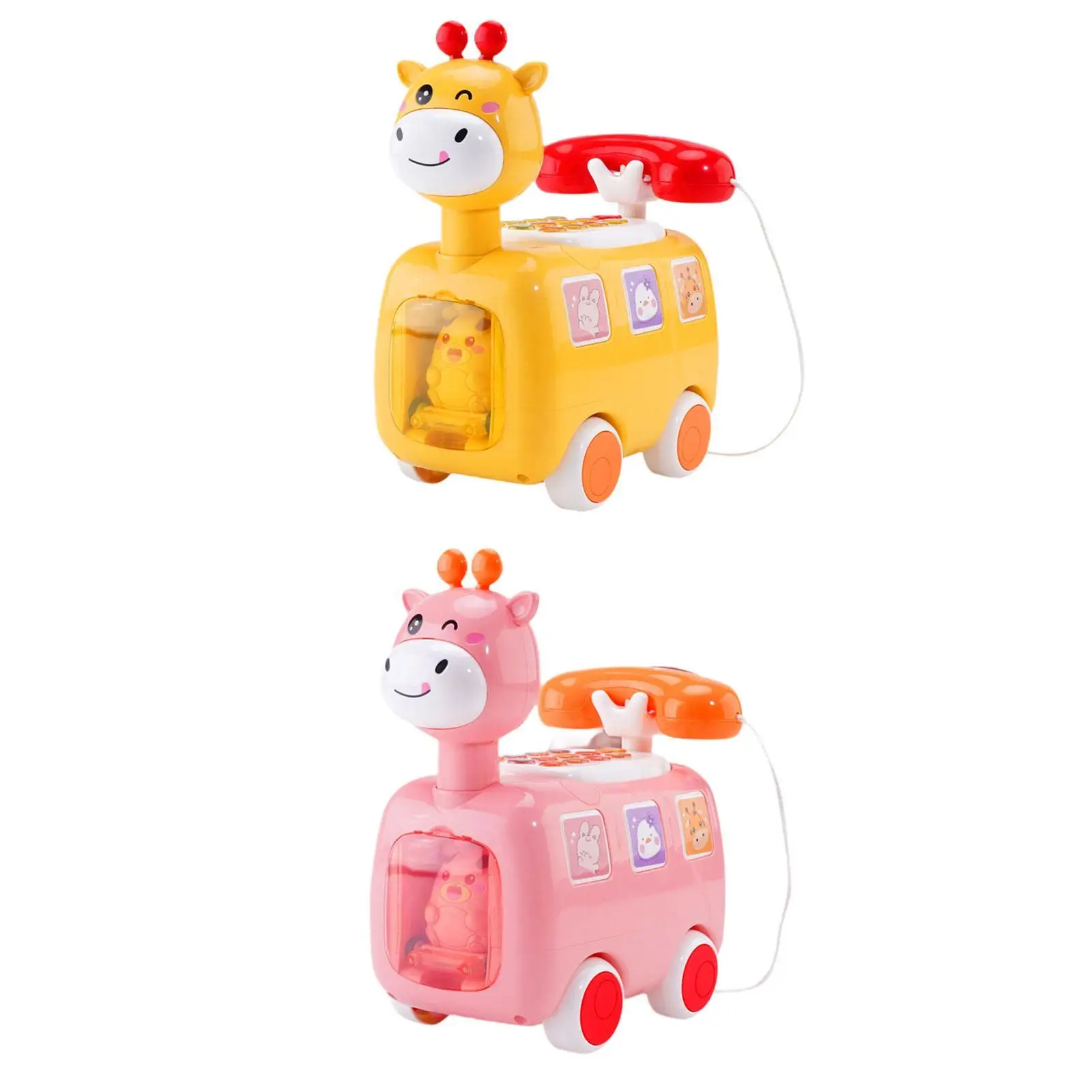 Telephone Toy Cognitive Development Music Light Toy for Early Education 18M+