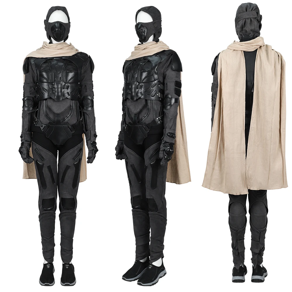 

Halloween Outfit Super Female Arrakis Aka Dune Cosplay Costume Chani Costume Armor Vest Jumpsuit