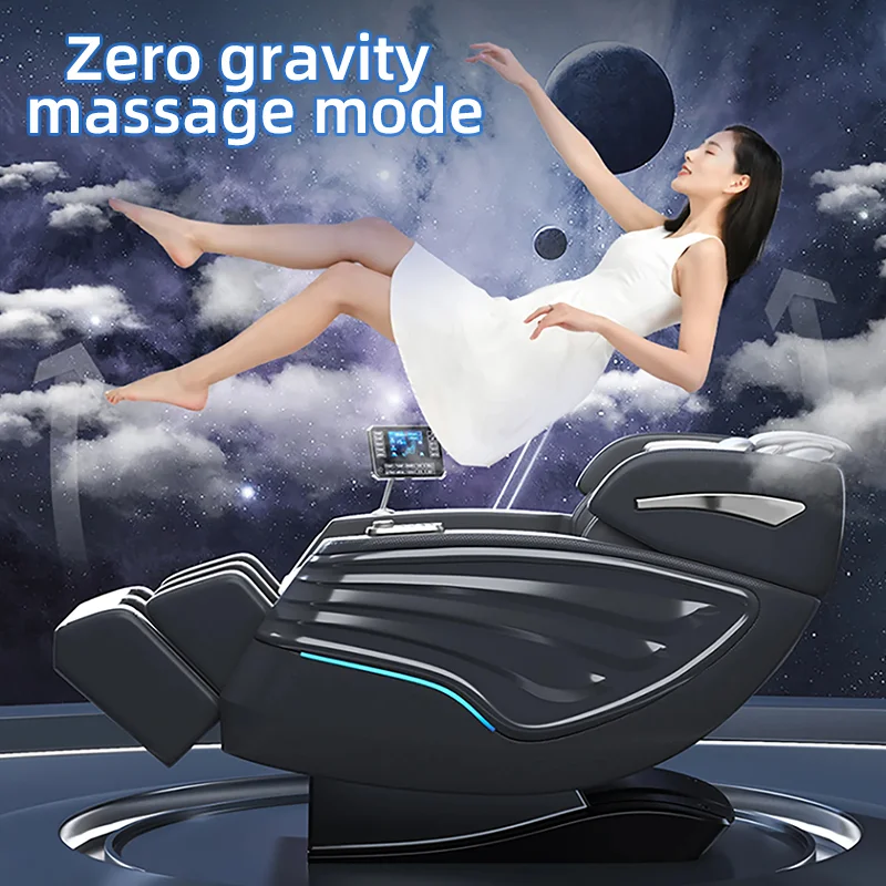 3  Year Warranty UKLife 4D SL-Track Full Body Air Bag Zero Gravity  Luxury Electric Massager Chairs For Office  Massage Sofa