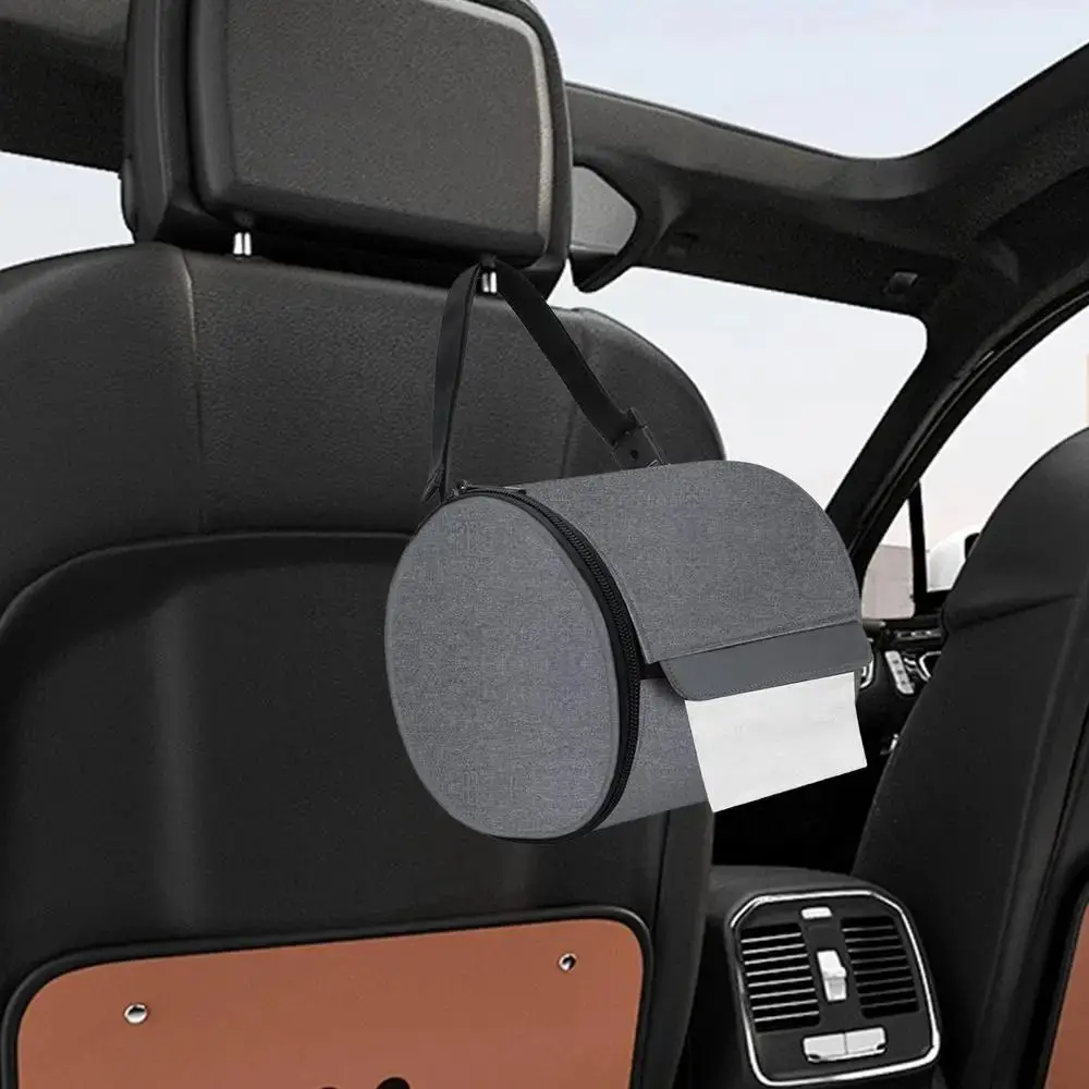 

Waterproof Toilet Paper Cover Smooth Zipper Portable Toilet Paper Bag Foldable Adjustable Toilet Paper Roll Holder Bathroom