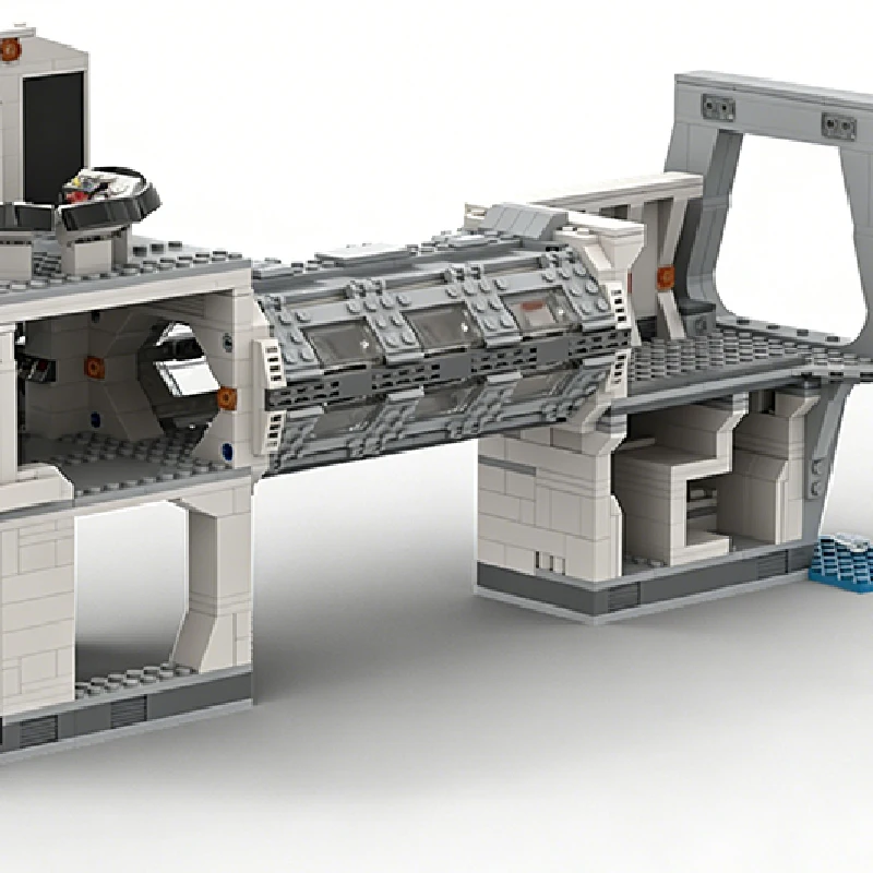 1340 pièces – Modèle de prison spatiale Star Battle – Blocs de construction modulaires MOC personnalisables – Conception créative – Jouet éducatif à assembler soi-même – Cadeau