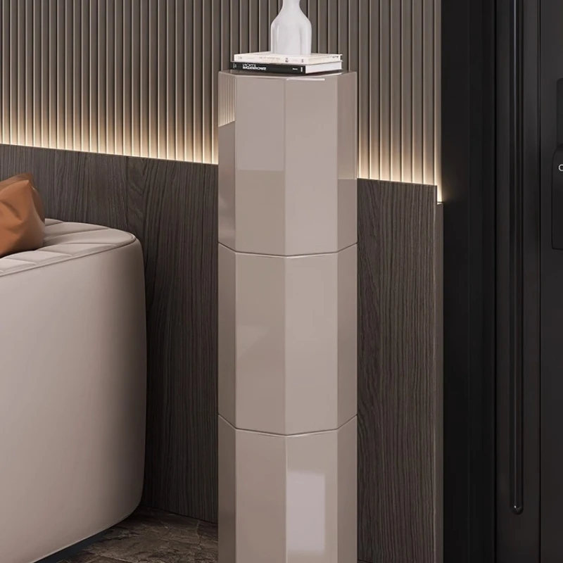 

Rotating shoe cabinet 2025 new popular household door ultra-narrow round cylinder intelligent disinfection entrance cabinet