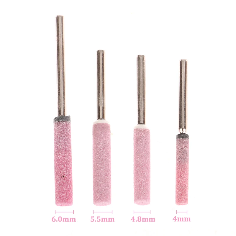 Metals Chainsaw Sharpener Stones Chainsaw Sharpener Grinding Stone File 4/4.8/5.5/6mm Chains Saw Sharpening Set Polishing 10Pcs