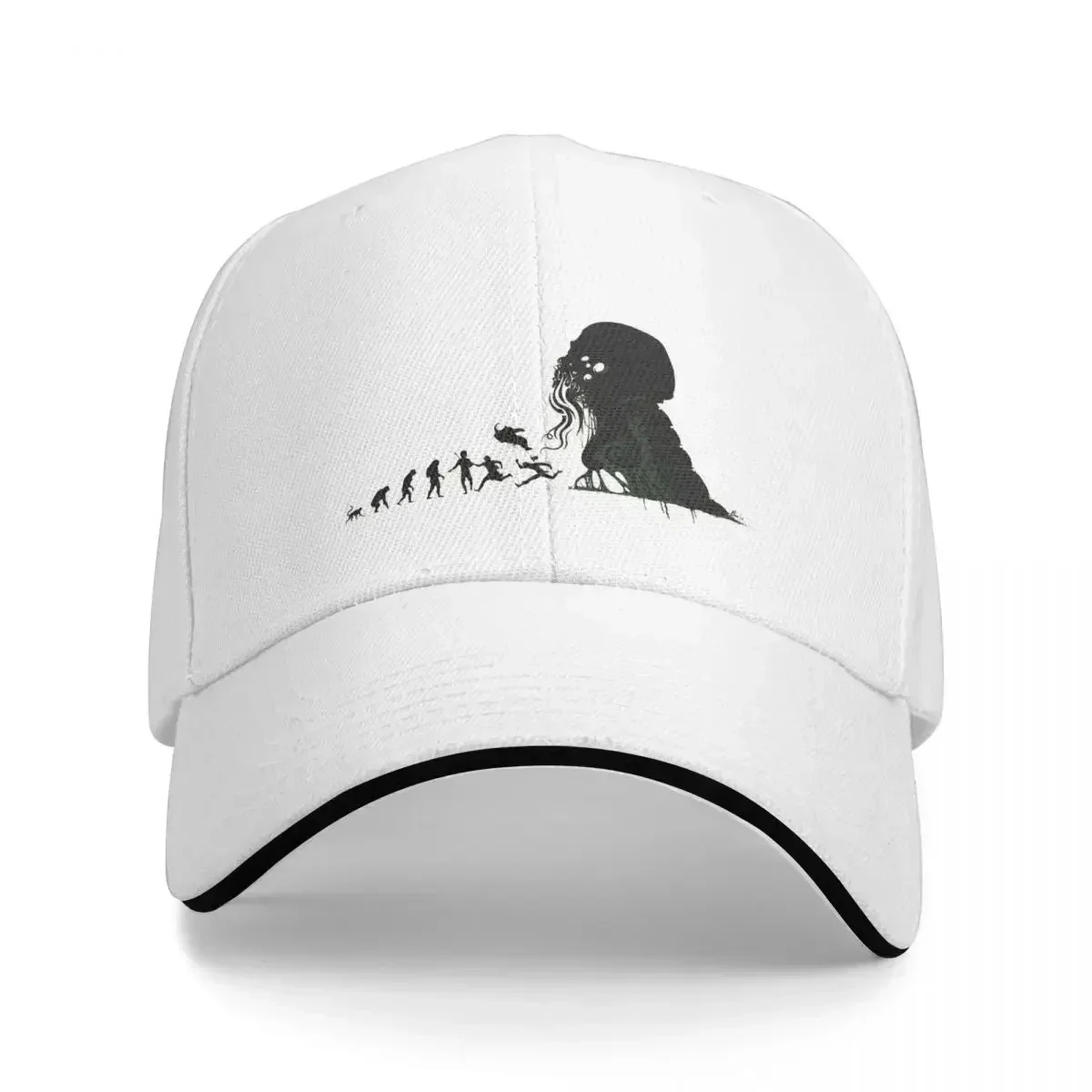 2026 Lovecraftian Evolution Cap Casual Baseball Caps Adjustable Hat Hip Hop Summer Unisex Baseball Hats Customizable Polychromat