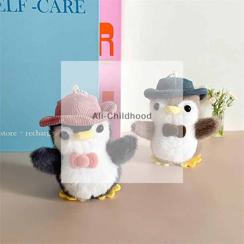 Cartoon Niedlichen Pinguin Plüsch Puppe Spielzeug Schlüsselbund Anhänger Tasche Hängende Ornamente Rucksack Charme Girly Schlüsselring Weihnachten Geburtstag Geschenk