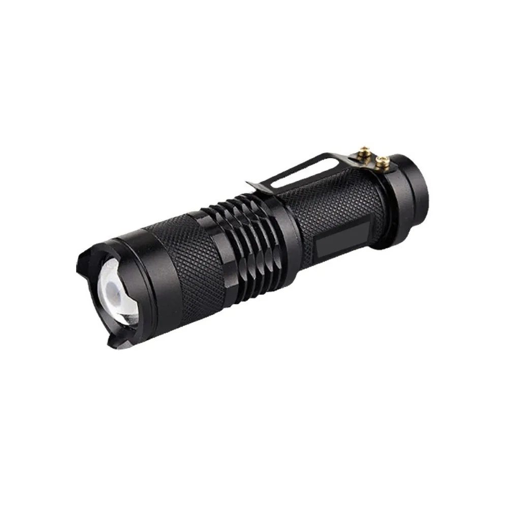 

CREE Q5 telescopic zoom mini portable test bicycle light SK68 strong light flashlight