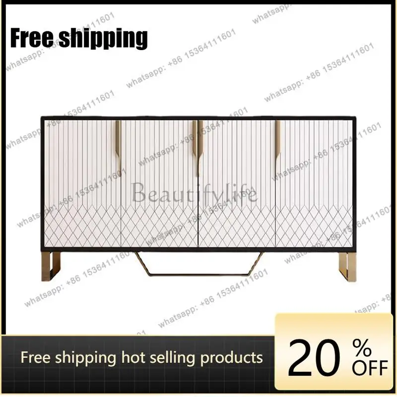 yjS side cabinet electroplating sealing oil without fingerprint + black and white bright board baking paint