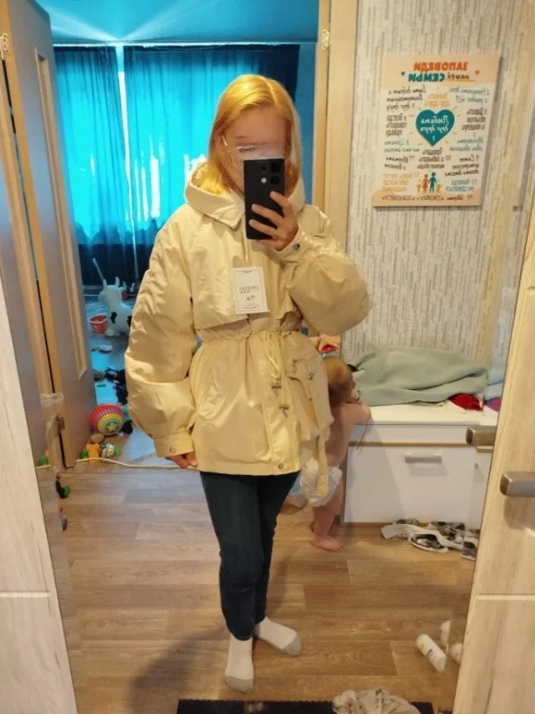 2026 New Casual Down Cotton Thicken Hooded Coat Female loose Warm Wool Overcoat Detachable Pai Overcomes Women's Winter