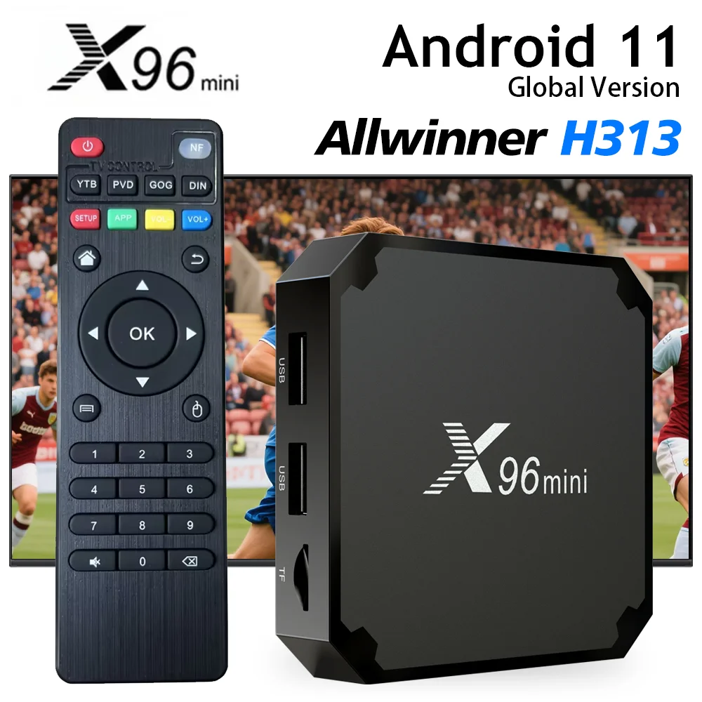 

Original X96 mini TV Box Android 11.0 Allwinner H313 2GB16GB 4K UHD HDR 10 H265 Multimedia Player TV Box 1G8G