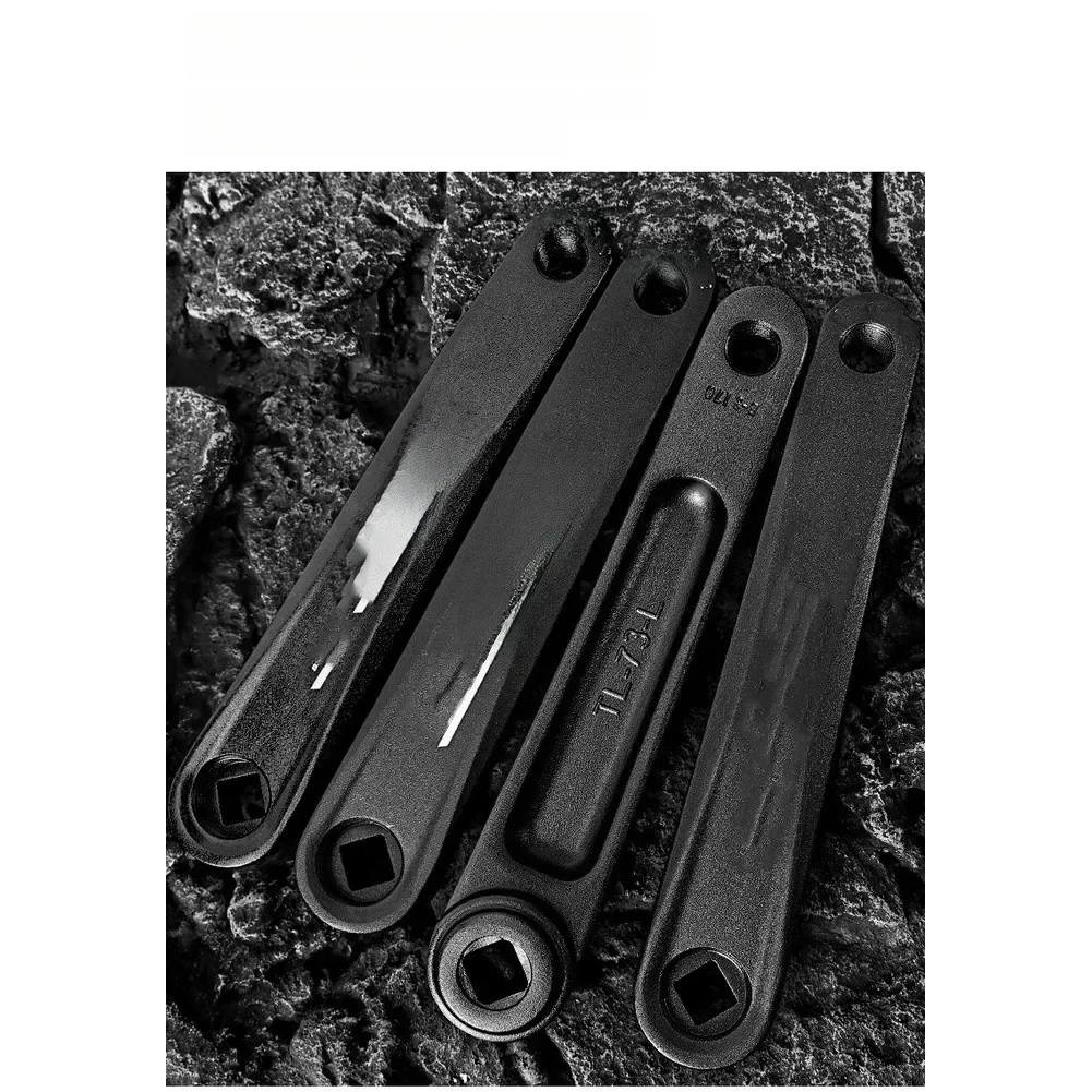

48T Aluminum Crankset Compatible with Square Taper Bottom Brackets and Equipped with Irregular Tooth Chainring