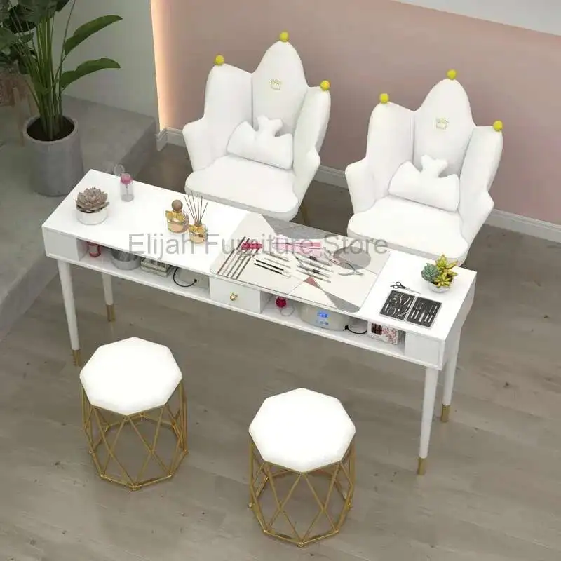

Simple Office Nail Manicure Table Living Room Prosthetic Women Manicure Table makeup Professional Mesa Manicura Salon Furnitur