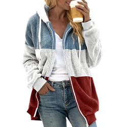 2024 Casual Winter Jackets Stripe Hooded thicken Coats Women's Clothing Large Size Long Parkas Winter Cotton Coats