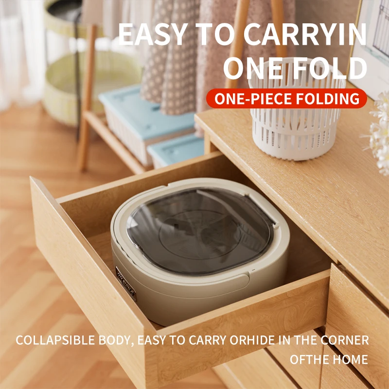 ماكينة تجفيف غسيل صغيرة محمولة قابلة للطي للشقق والسفر والجوارب والملابس الداخلية وغسالة الملابس الداخلية بحجم صغير