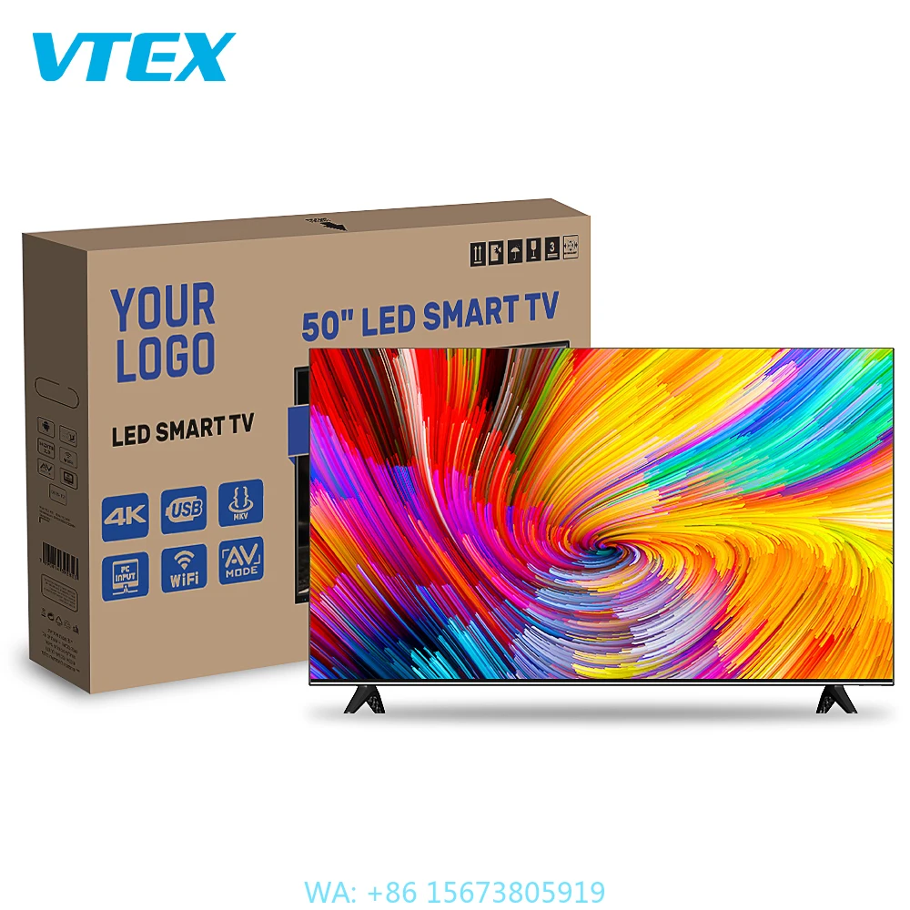 Manufacture Price 4K UHD FHD Color Digital TV WEB OS Smart TV Pantallass Smart Television