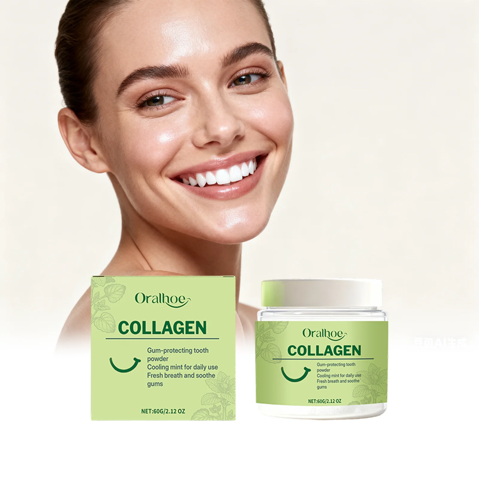 

Dental Care Powder - Gentle Cleaning Reduces Stains Freshens Breath Cleans Teeth Protects Gums Ensures Oral Freshness