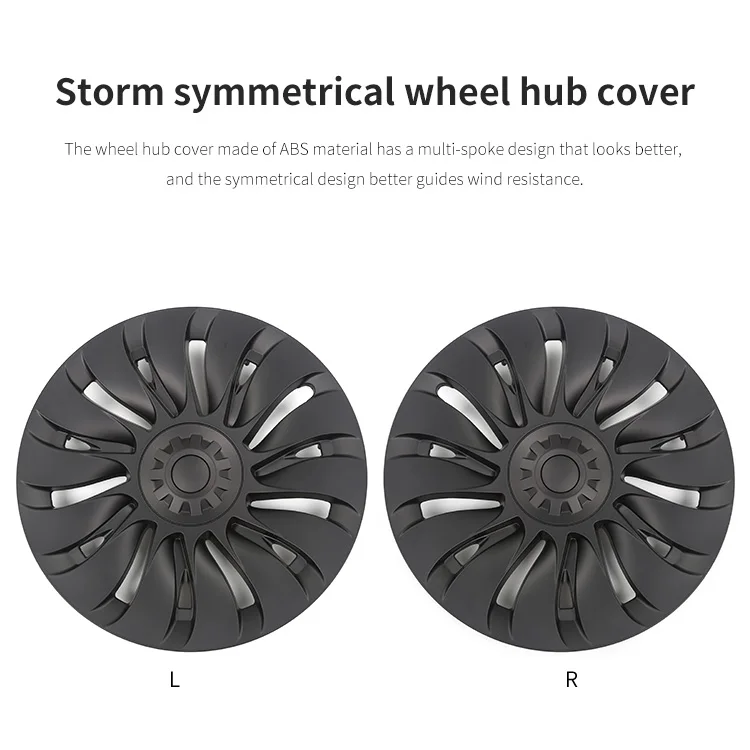 Tesla Model Y Wheel Hub Covers High Performance Storm Model Wheel Hub Cover 19 Inch Accessories Modified Performance Cover