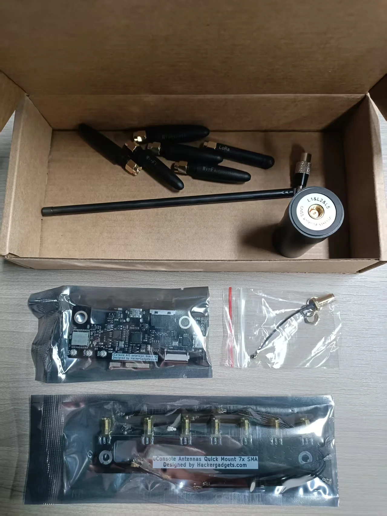 For Console AIO V2 (RTL-SDR/LoRa/GPS/RTC/USB Hub/USB 3.0/RJ45 Ethernet) uConsole  Extension Board V2 uConsole Antennas