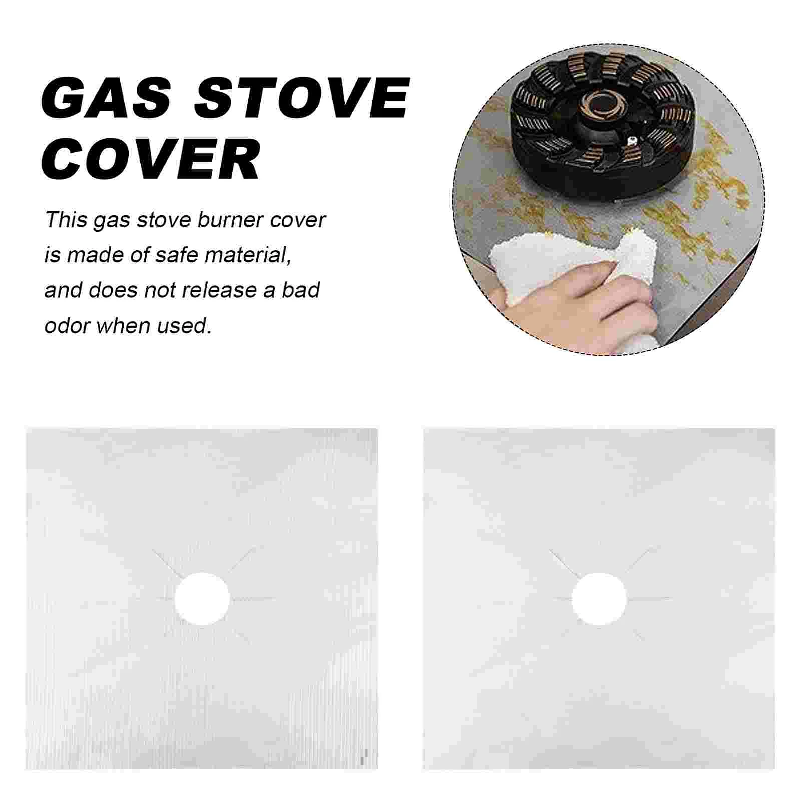 Gas Range Protector Bibs Stove Protection Mat Burner Liner Oven Heat Resistant Covers Protectors