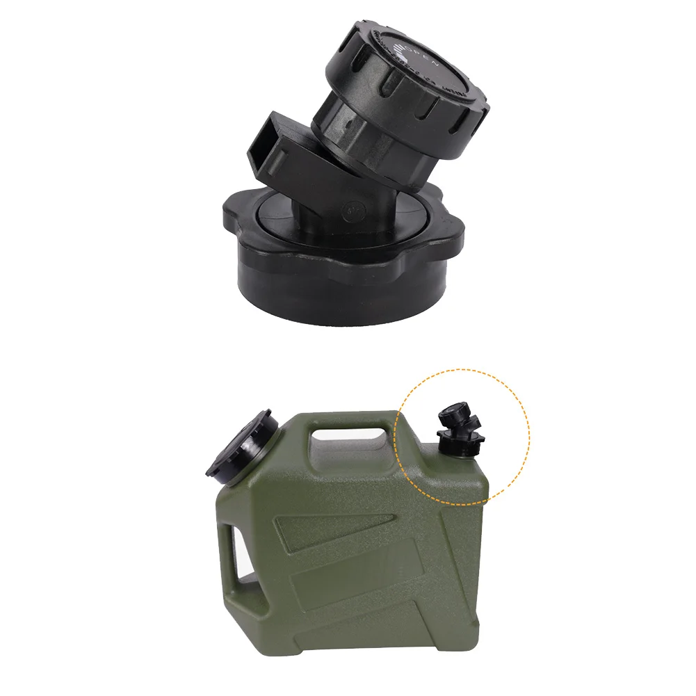 Faucet Replacement For Camping Water Jug Tap Water Tank Bucket Containers High-Flow Valve Extendable Spout 5cm Threaded Mouth