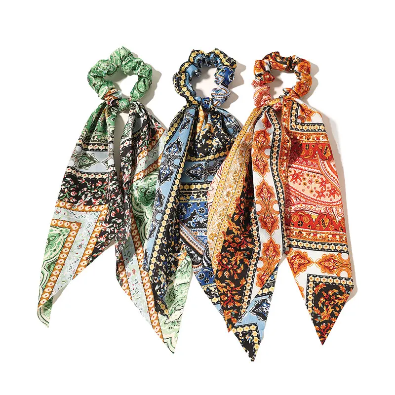 Floral Bow Hair Tie… - image