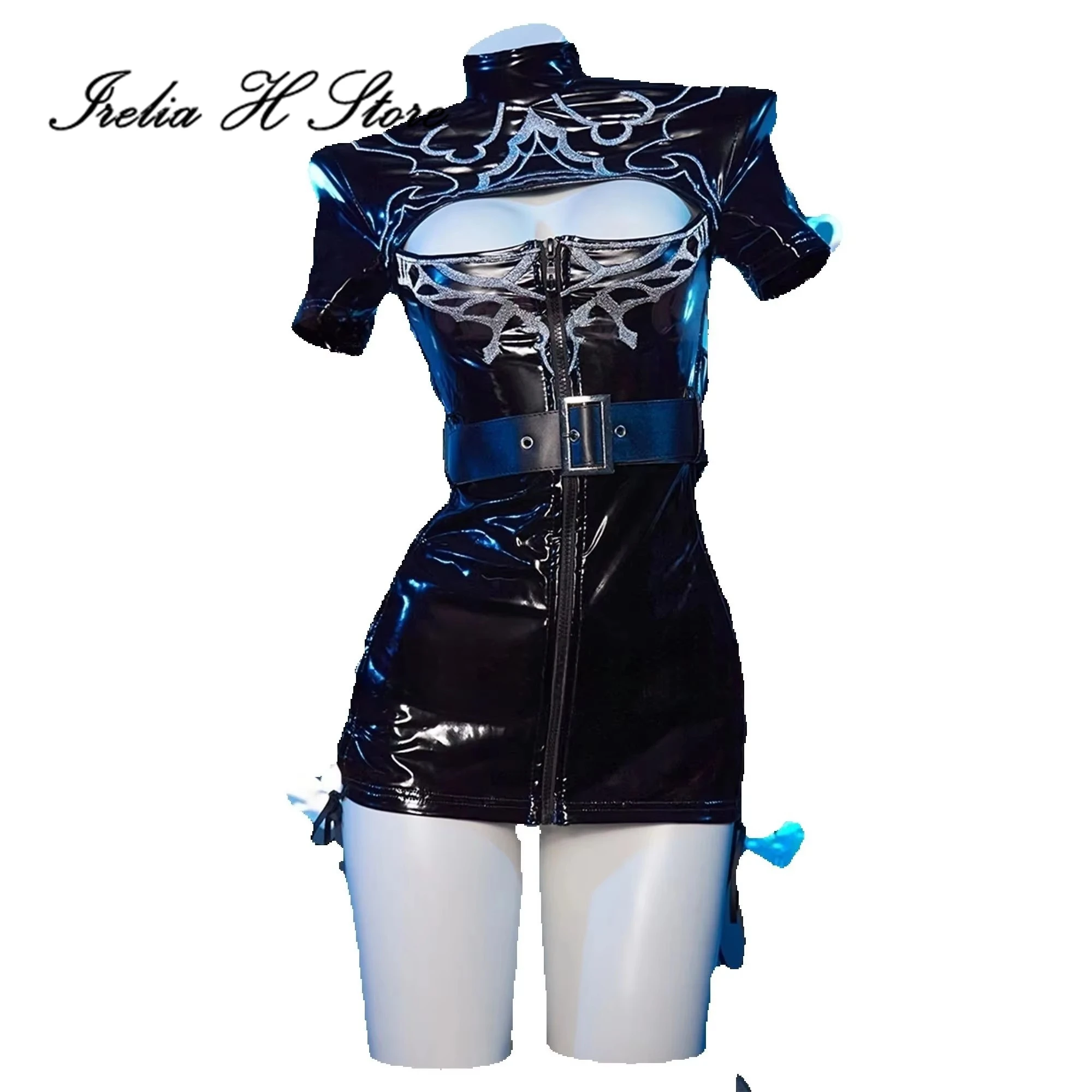 

Irelia H Anime NieR:Automat 2B Cosplay Costume YoRHa No 2 Type B Gothic Dark Nurse Sexy dress women Halloween Costumes