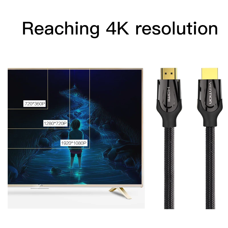 Przewód przedłużający kabel HDMI HDMI na HDMI 2.0 kabel 4K dla Xiaomi żarówka jak przełącznik do nintendo PS4 telewizji TV, pudełko xbox 360 3m 8m