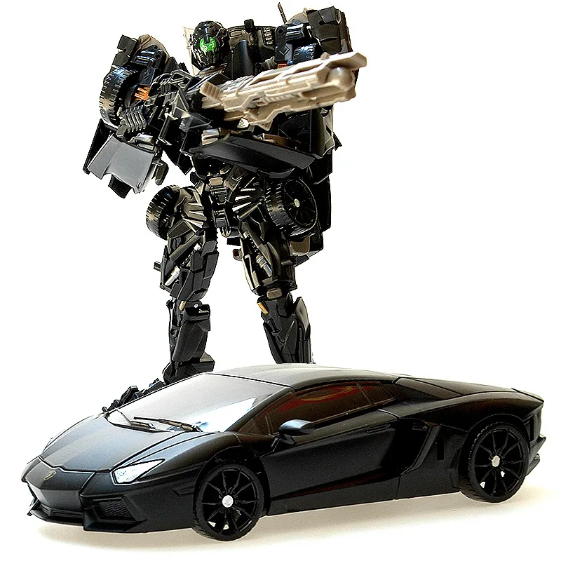 W magazynie KBB 6654 Dark Edition zabawki transformacyjne Aventador LP700-4 Lockdown Rambo Hot Rod Robot figurki zabawki prezent