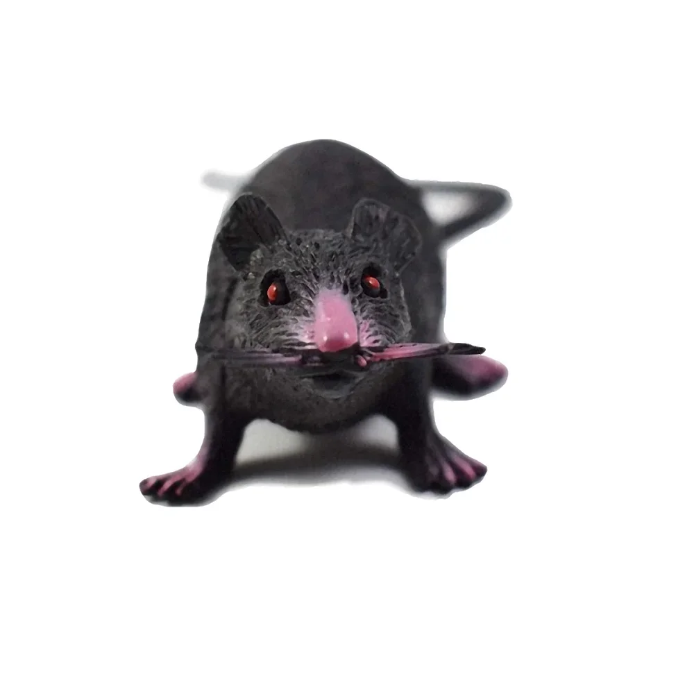 Fake Small Rat Lifelike Mouse Model Prop Scary Trick Prank Toy Horror Halloween Party Decor Practical Jokes Novelty Funny Toys