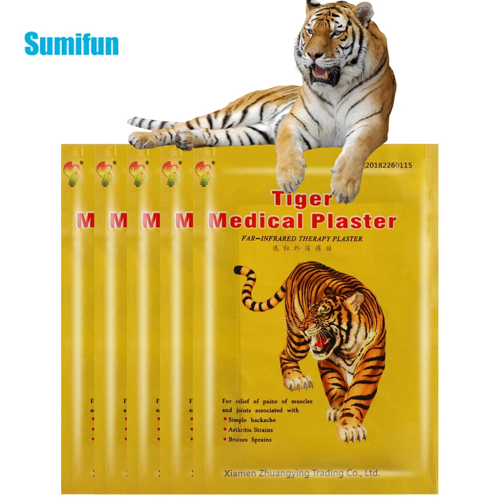 

8-40Pcs Tiger Pain Relief Patch Medical Plaster Treat Rheumatoid Arthritis Cervical Lumbar Spine Joint Sprain