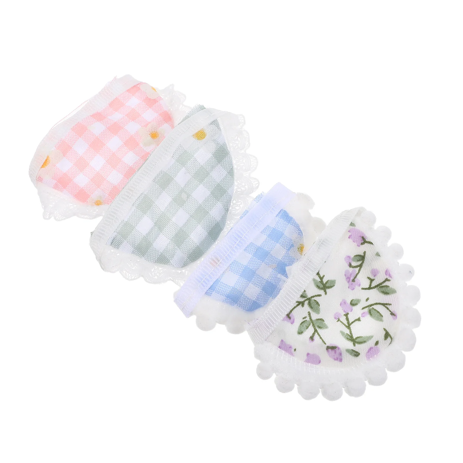 

4Pcs Christmas Pet Bibs Bandanas Small Animalbreakaway Neck Scarves for Parrot Rabbit Hamster Guinea Pig Festive Drool Towels