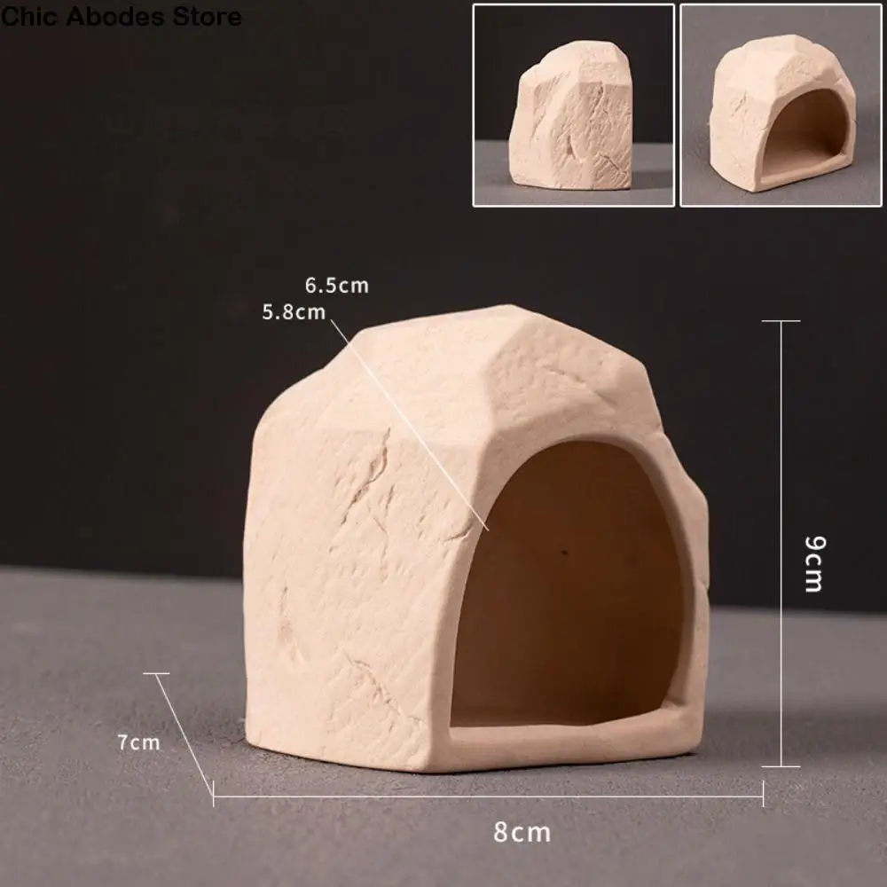 

Ceramic Aquarium Shrimp Hideaway Decorative Multifunctional Mushroom Fish Spawning Cave Creativity Multi-style